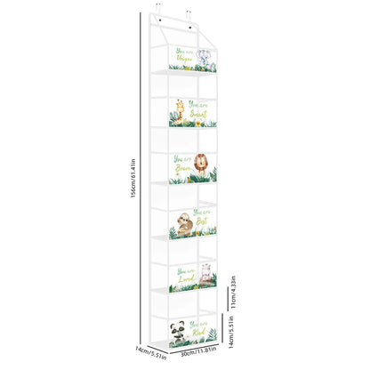 Türhängender Organizer mit 4/6 Fächern – ideal zur Aufbewahrung von Kosmetik, Accessoires oder Kleinteilen in Bad, Schlafzimmer oder Flur.