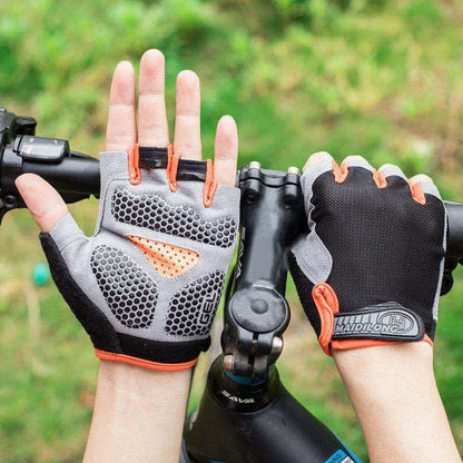 Atmungsaktive Halbfingerhandschuhe mit rutschfestem Grip – leicht, bequem und ideal für Radfahren, Fitness oder Training.