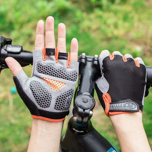 Atmungsaktive Halbfingerhandschuhe mit rutschfestem Grip – leicht, bequem und ideal für Radfahren, Fitness oder Training.