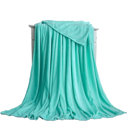 Coperta in pile-flanella – morbida, calda e perfetta come copertura per il letto o il divano in colori eleganti.