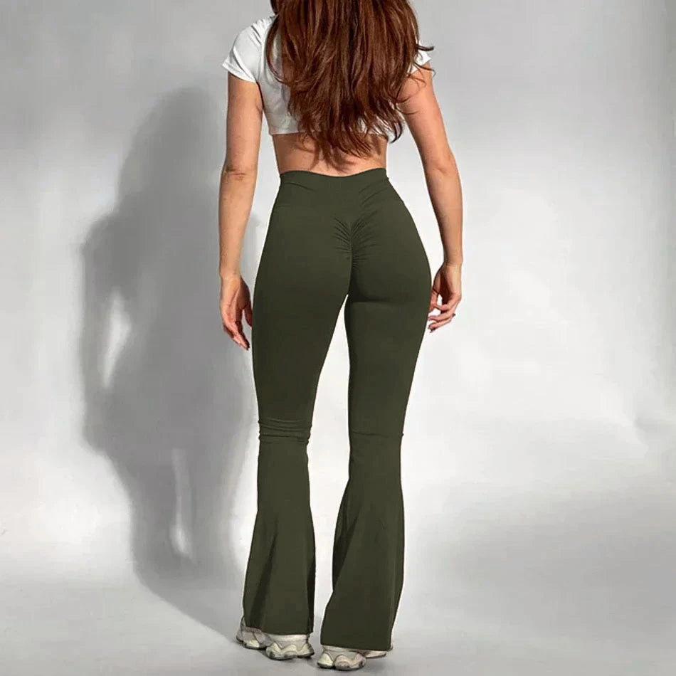 High Waist Fitness-Leggings – Po-Lifting Sporthose mit Scrunch-Design für Training und Gym