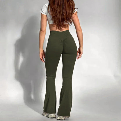 High Waist Fitness-Leggings – Po-Lifting Sporthose mit Scrunch-Design für Training und Gym