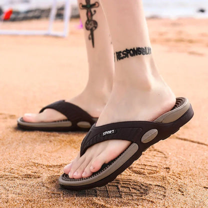 Massage-Flip-Flops mit Profilsohle – atmungsaktiv, rutschfest und ideal für entspannte Schritte