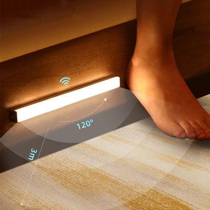 Kabelloses LED-Licht mit Bewegungssensor & USB-C – wiederaufladbar, ideal für Schrank, Küche, Treppe oder als Nachtlicht.