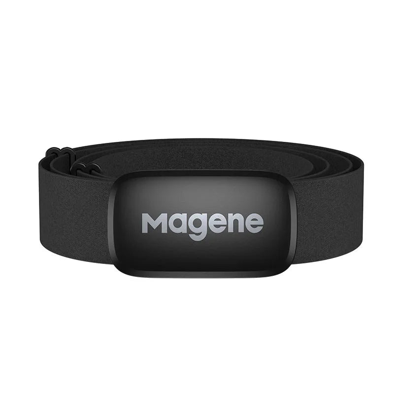 Magene H303 Herzfrequenzsensor mit Brustgurt – Bluetooth & ANT+, präzise Messung, ideal fürs Training mit App oder Radcomputer.