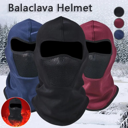 Thermo Sturmhaube – Vollgesichtsmaske aus Fleece für optimalen Kälteschutz. Ideal für Radfahren, Motorradfahren, Skifahren, Angeln und Outdoor-Abenteuer.