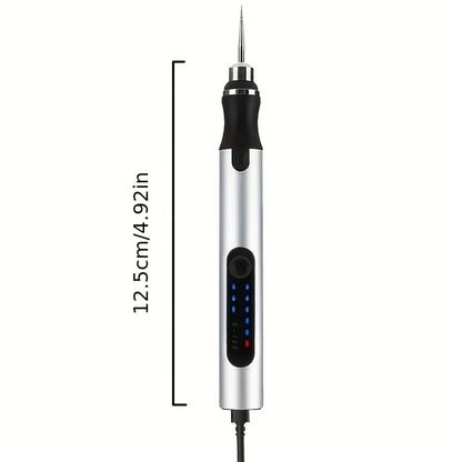 Kabelloses USB-Rotationswerkzeug-Set – kompakter Gravurstift für Holz, Metall, Glas & Schmuck, ideal für präzises DIY & Handwerk.