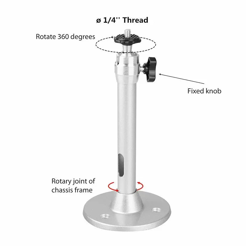 Portable Projector Bracket  360° Rotatable Ceiling Wall Mount Beamer Holder Aluminium compatable for HY300 HY320 Beam Projector