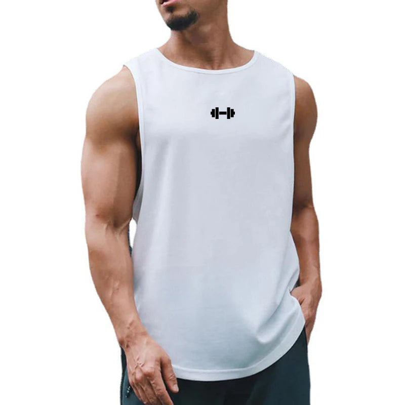 Leichtes, schnelltrocknendes Gym-Tanktop – locker geschnitten, atmungsaktiv und ideal fürs Training oder sportliche Streetwear.