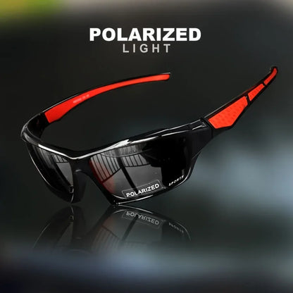 Polarisierte Sport-Sonnenbrille mit rundem Metallrahmen – unisex, UV400-Schutz und ideal für Outdoor, Sport & stylische Alltagslooks.