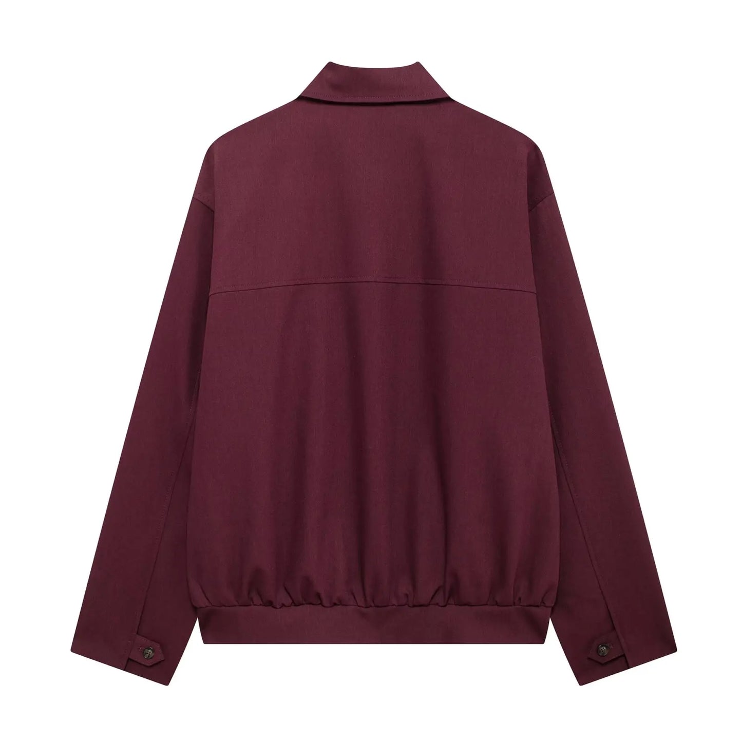 Locker geschnittene Bomberjacke und Rock mit Reißverschluss – retro, bequem und ideal für stylische Layering-Outfits.