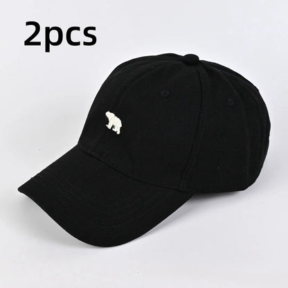 Baseball Cap mit Bären-Stickerei – atmungsaktiv, verstellbar und mit UV-Schutz für jeden Tag.