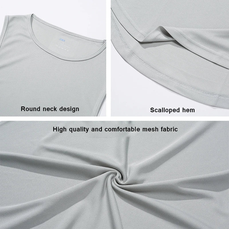 Leichtes, schnelltrocknendes Gym-Tanktop – locker geschnitten, atmungsaktiv und ideal fürs Training oder sportliche Streetwear.