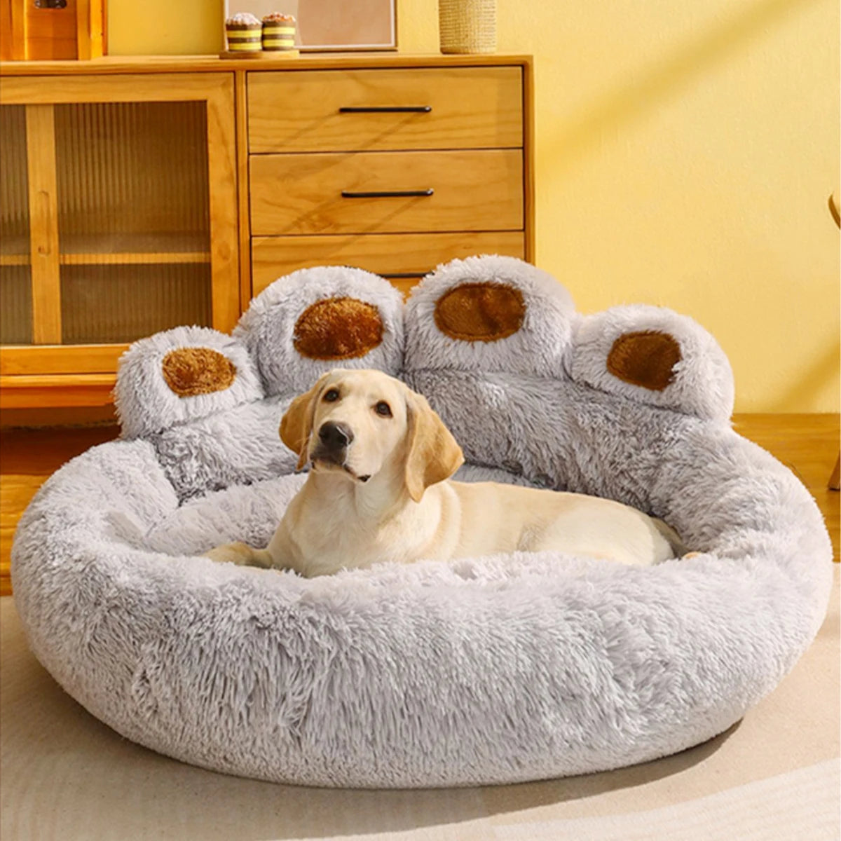 Kuscheliges Haustierbett – Weiches Bett für Hunde und Katzen, erhältlich in verschiedenen Größen