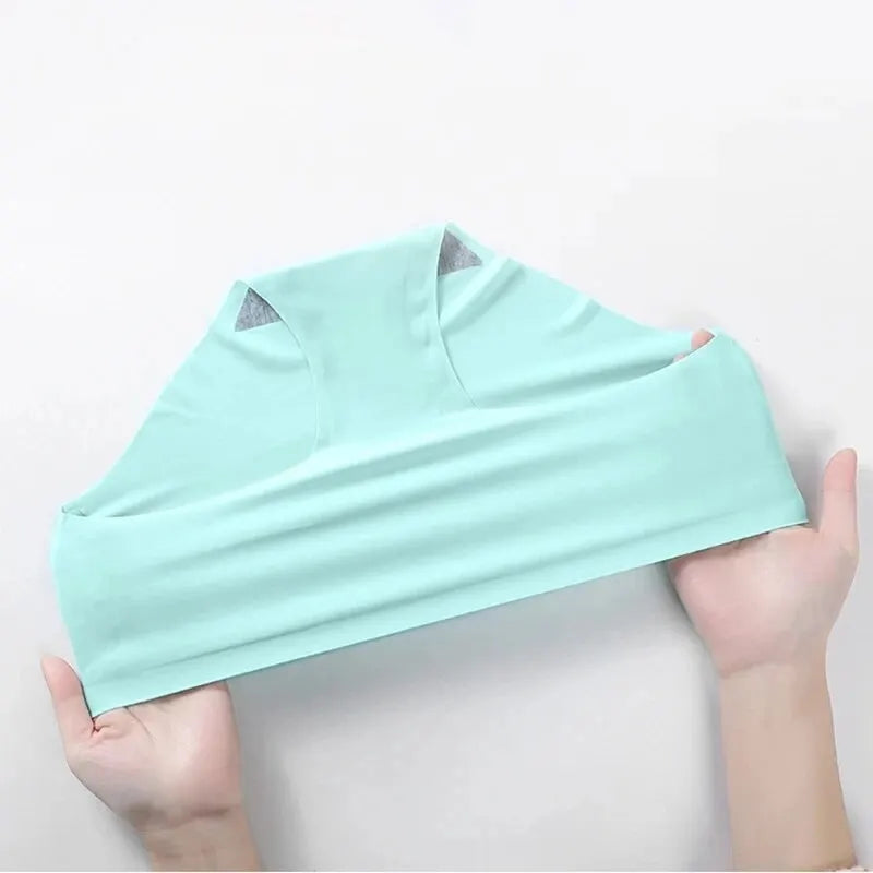 9er-Pack Nahtlose Ice-Silk Slips – Bequeme, mittelhohe Unterwäsche in einfarbigem Design