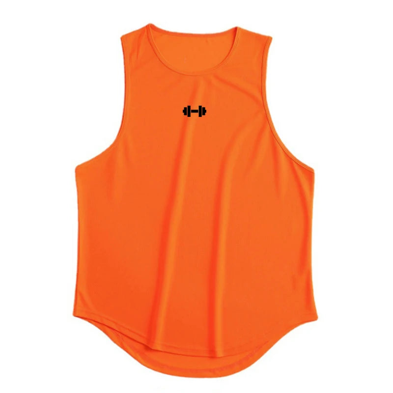 Leichtes, schnelltrocknendes Gym-Tanktop – locker geschnitten, atmungsaktiv und ideal fürs Training oder sportliche Streetwear.