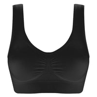 Nahtloser Sport-Bra mit vertikalen Streifen – atmungsaktiv, bequem und ideal für Fitness, Yoga oder den Alltag.