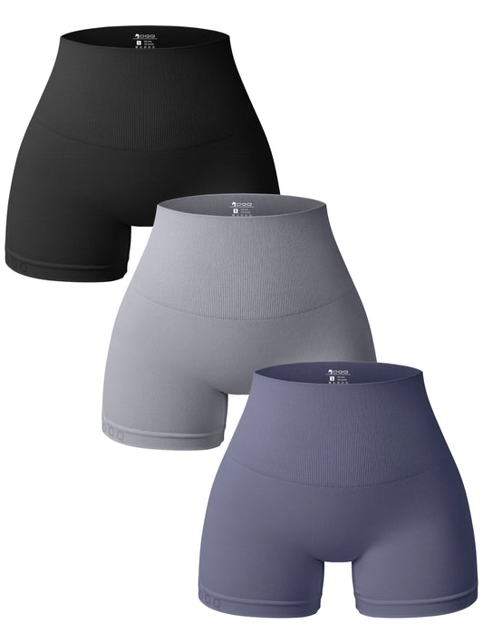 Nahtlose High-Waist Sportshorts – Figurformende Yogashorts mit Hüftlifting-Effekt