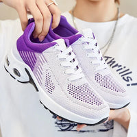 Leichte Damen-Laufschuhe mit atmungsaktivem Mesh & Air-Cushion-Sohle – bequem, schnelltrocknend und ideal für Sport, Training oder Alltag.