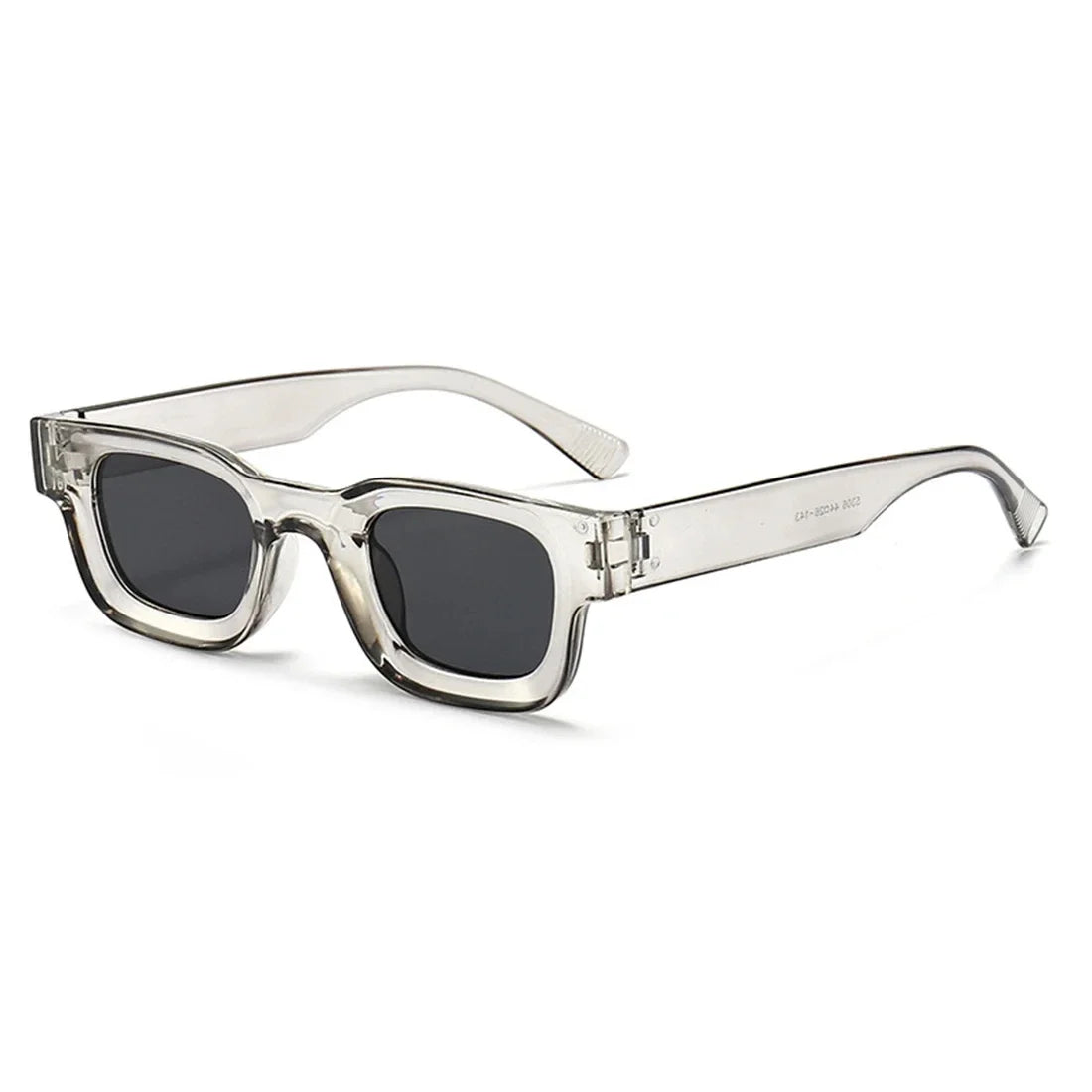 Retro-Punk Sonnenbrille mit kleinem Rechteckrahmen – unisex, UV400-Schutz und ideal für trendige Sommerlooks im Vintage-Stil.