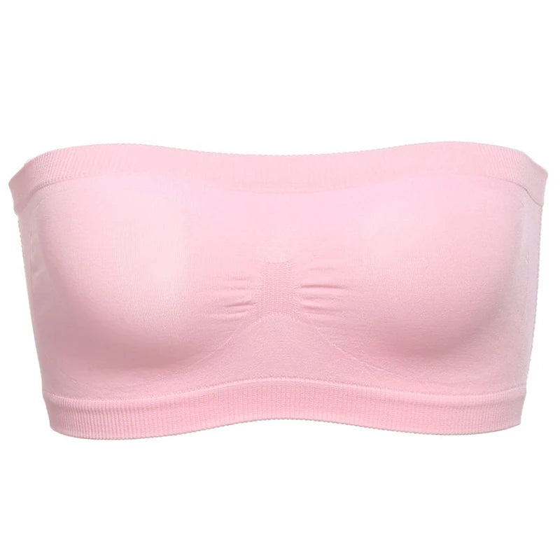 Schulterfreies Bandeau-Top aus Mesh – atmungsaktiv, leicht und perfekt als unsichtbarer Begleiter für sommerliche Outfits.