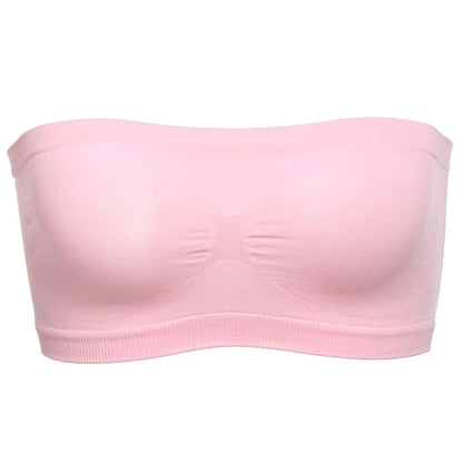 Schulterfreies Bandeau-Top aus Mesh – atmungsaktiv, leicht und perfekt als unsichtbarer Begleiter für sommerliche Outfits.