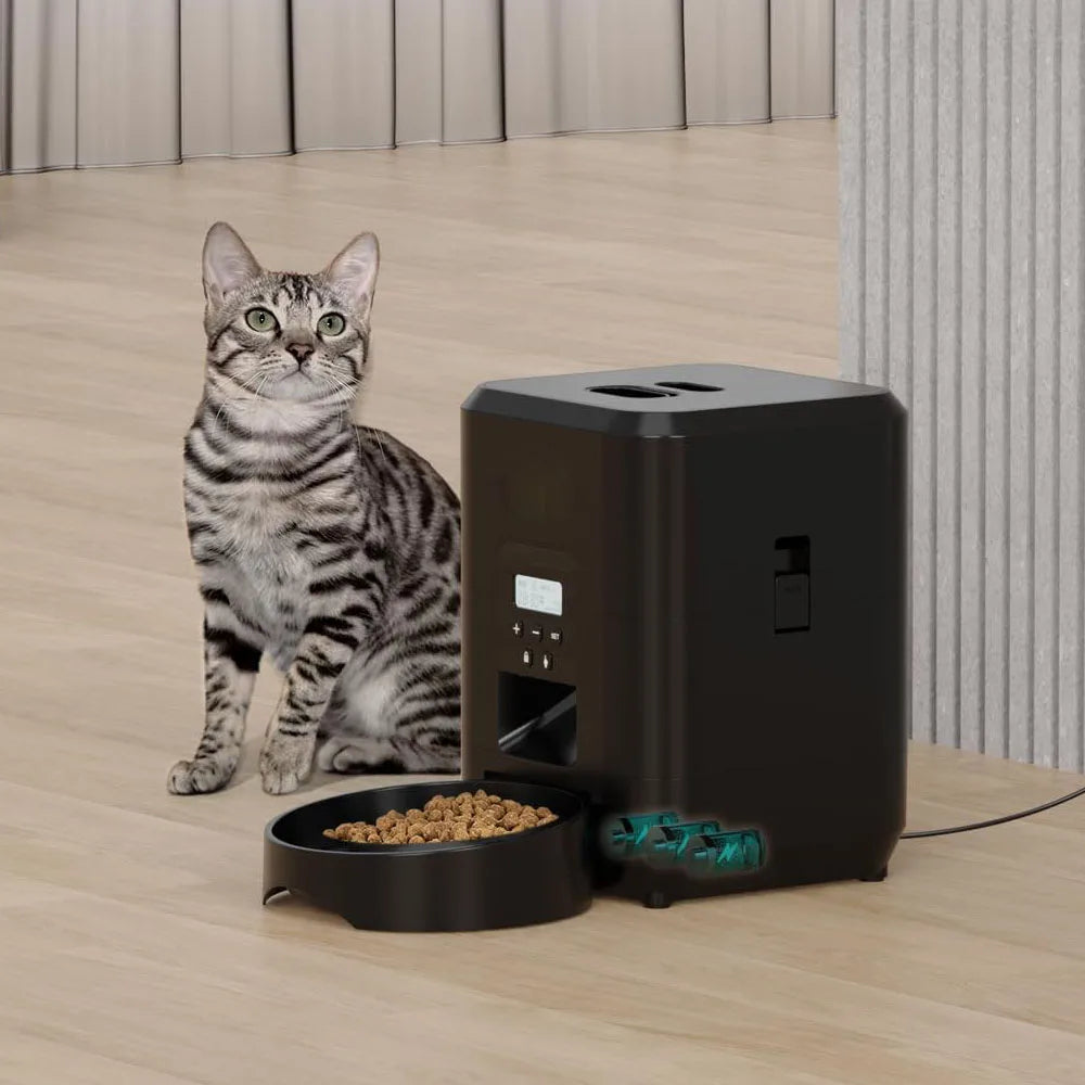 Automatischer Futterspender – Intelligente Fütterungsmaschine mit Timer und Portionskontrolle für Hunde und Katzen