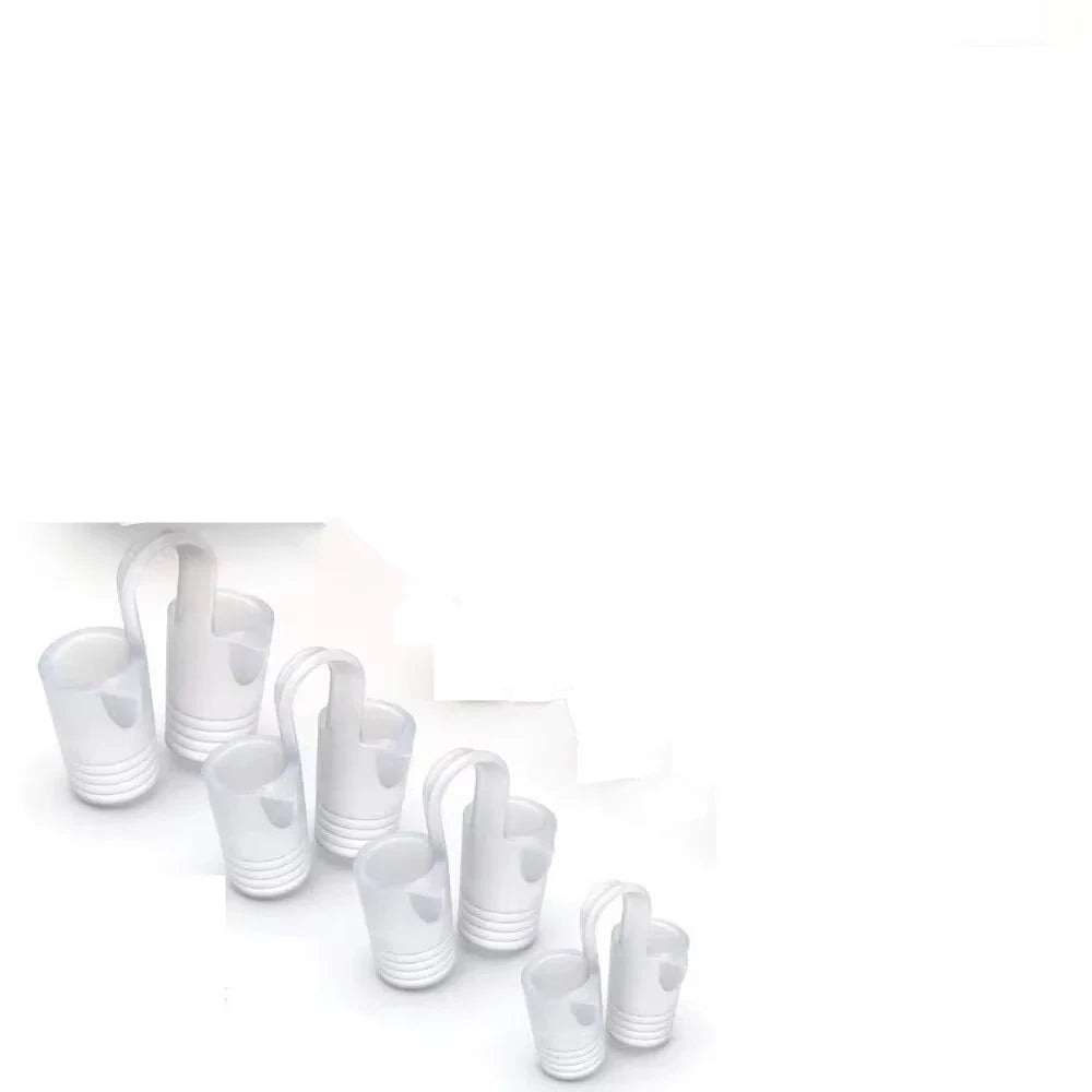 Anti-Schnarch-Nasenclips im 4er-Set – fördern freie Atmung, verbessern den Schlaf und helfen bei nächtlicher Schnarchproblematik.