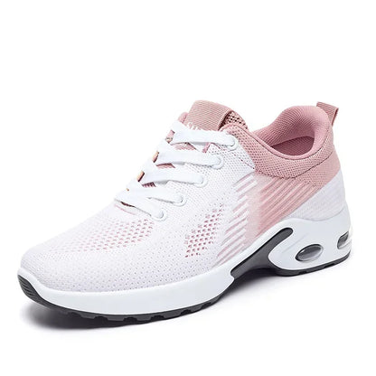 Leichte Damen-Laufschuhe mit atmungsaktivem Mesh & Air-Cushion-Sohle – bequem, schnelltrocknend und ideal für Sport, Training oder Alltag.