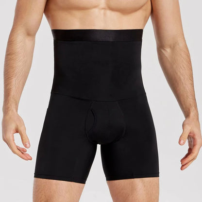 Hochtaillierte Kompressions-Shorts für Männer – formt Bauch und Taille, stützend und ideal für eine schlanke Silhouette im Alltag.