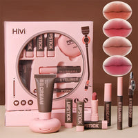 HiVi Make-up Geschenkbox – limitierte Edition mit Puder, Lipstick & mehr, stilvoll verpackt und perfekt als Geschenk für besondere Anlässe.