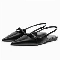Flache Slingback-Mules mit spitzer Kappe – leicht, stylisch und ideal für jeden Tag
