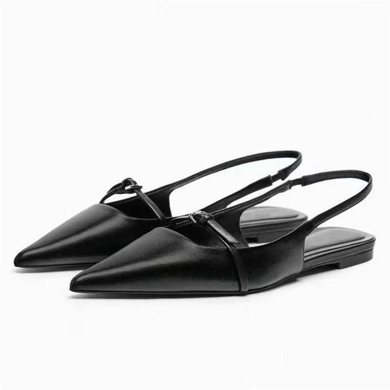Flache Slingback-Mules mit spitzer Kappe – leicht, stylisch und ideal für jeden Tag