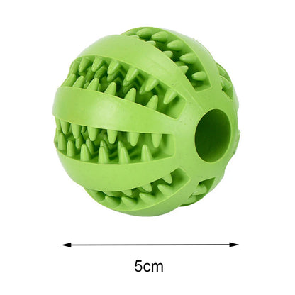 Interaktiver Hundespielball – Elastischer Kauball zur Zahnpflege mit Geräuscheffekt