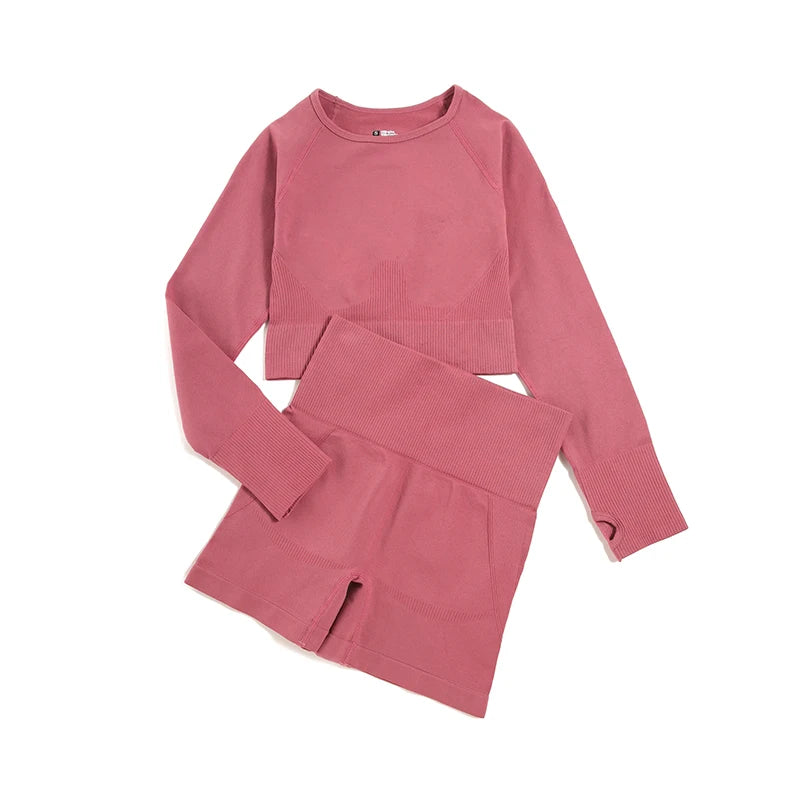 Yoga-Set mit 2–4 Teilen – Sport-Bra, Leggings & mehr für einheitliche, bequeme und stylische Fitness-Looks.