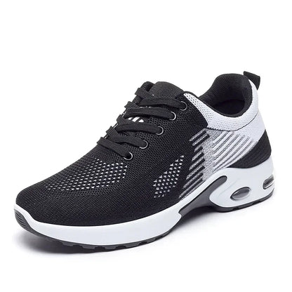 Leichte Damen-Laufschuhe mit atmungsaktivem Mesh & Air-Cushion-Sohle – bequem, schnelltrocknend und ideal für Sport, Training oder Alltag.