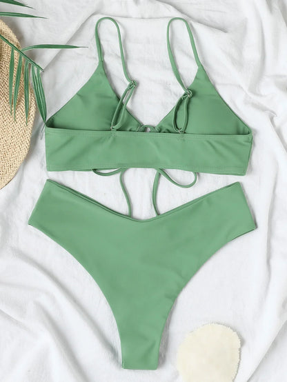 Push-Up Micro-Bikini – Zweiteiliges Set im Brazilian Style