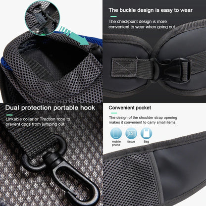 Haustier-Tragetasche – Bequemer Rucksack mit Netzdesign für Hunde und Katzen