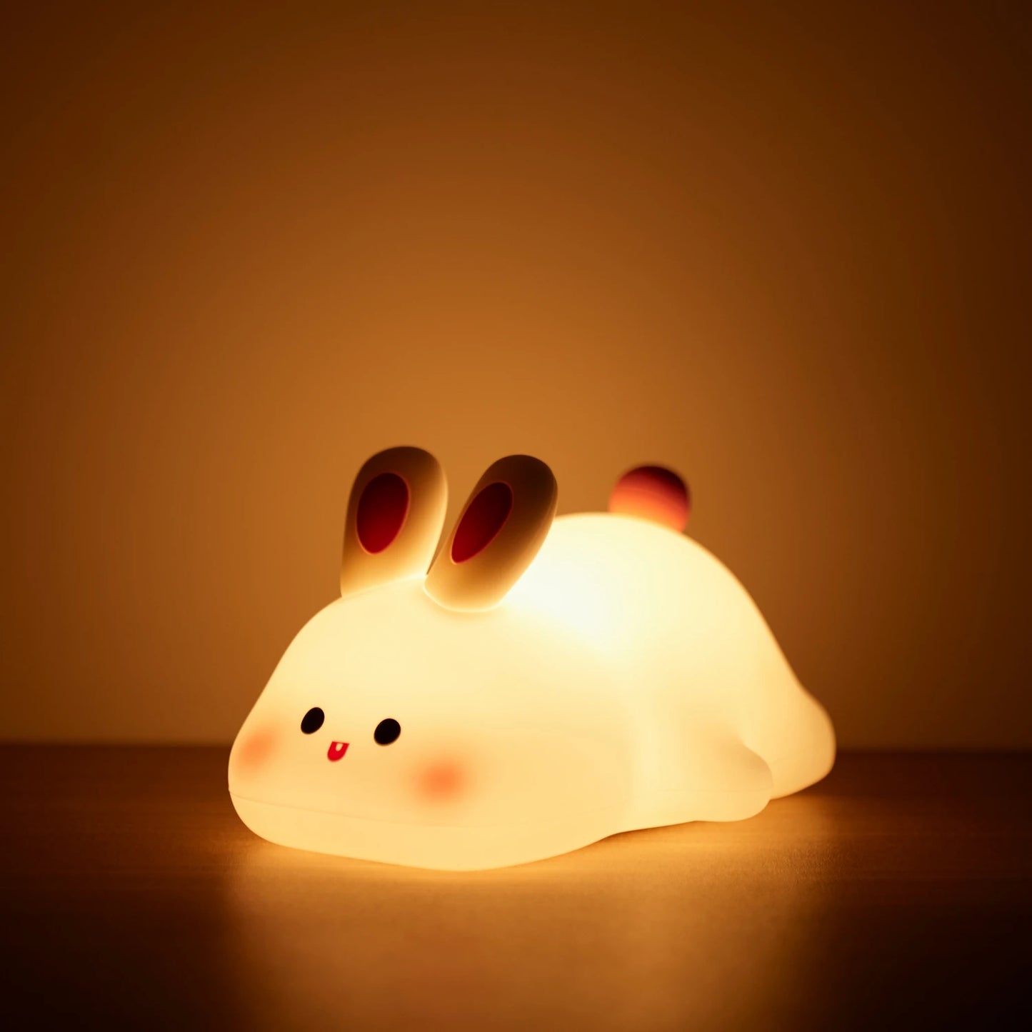 Nachtlicht Hase mit LED – dimmbar, USB-aufladbar und ideal fürs Einschlafen im Kinderzimmer