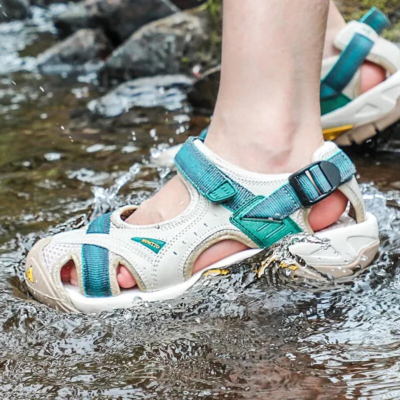 Atmungsaktive Outdoor-Sandalen mit Wasserablauf – leicht, rutschfest und perfekt für aktive Tage