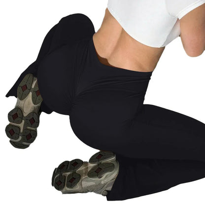 High Waist Fitness-Leggings – Po-Lifting Sporthose mit Scrunch-Design für Training und Gym
