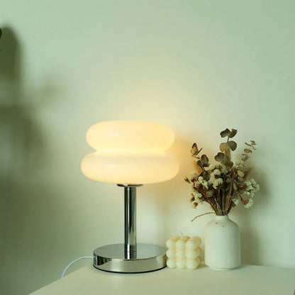 Macaron-Glas-Tischlampe mit dreifacher Dimmung – stimmungsvolles Design