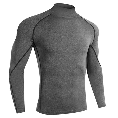 Schnelltrocknendes Kompressionsshirt mit langen Ärmeln – eng anliegend, atmungsaktiv und ideal für Running, Gym oder Training.