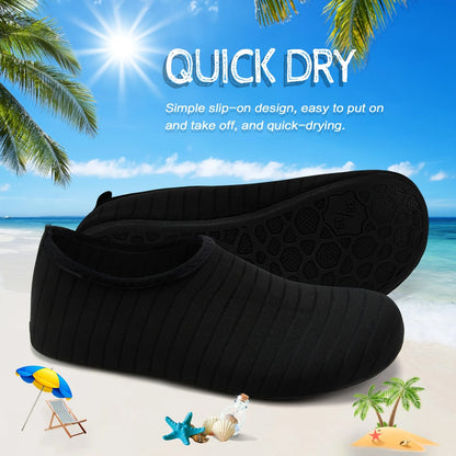 Wasserschuhe mit Barfußgefühl – rutschfest, schnelltrocknend und ideal für Strand, Schwimmen & Wassersport.