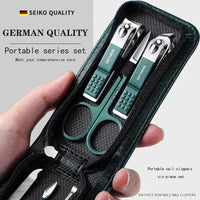 Maniküre-Set – Hochwertiges 6-teiliges Nagelpflegeset mit Nagelschere und Knipser, ideal für Zuhause und unterwegs