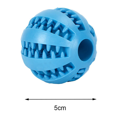Interaktiver Hundespielball – Elastischer Kauball zur Zahnpflege mit Geräuscheffekt