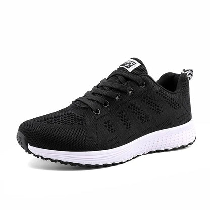 Modische Damen-Sneaker aus atmungsaktivem Mesh – leicht, bequem und ideal für Alltag, Spaziergänge oder Freizeitlooks.