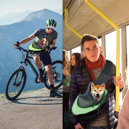 Haustier-Tragetasche – Bequemer Rucksack mit Netzdesign für Hunde und Katzen