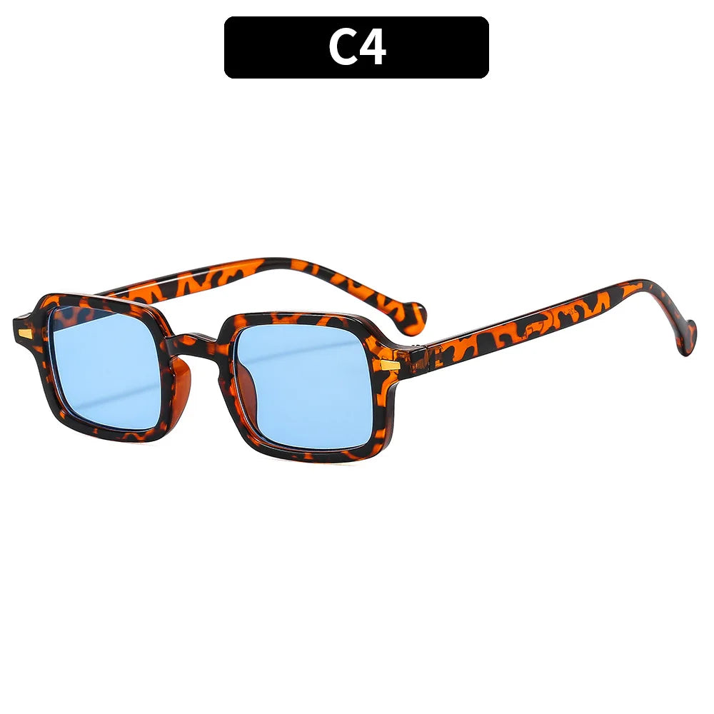 Luxuriöse rechteckige Sonnenbrille im Vintage-Stil – unisex, UV400 & Anti-Glare, ideal für elegante Alltags- oder Sommer-Looks.