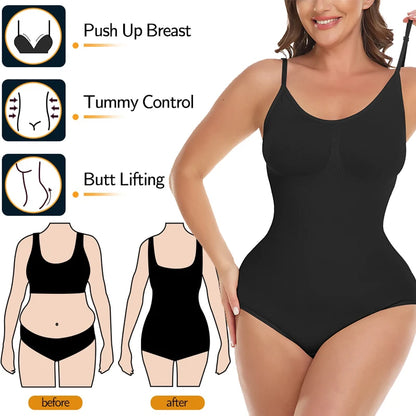 Shaping Bodysuit – Plus Size Shapewear with Butt Lifting and Tummy Control for a Smooth, Defined Silhouette. Comfortable and effective in sizes XL-3XL.
